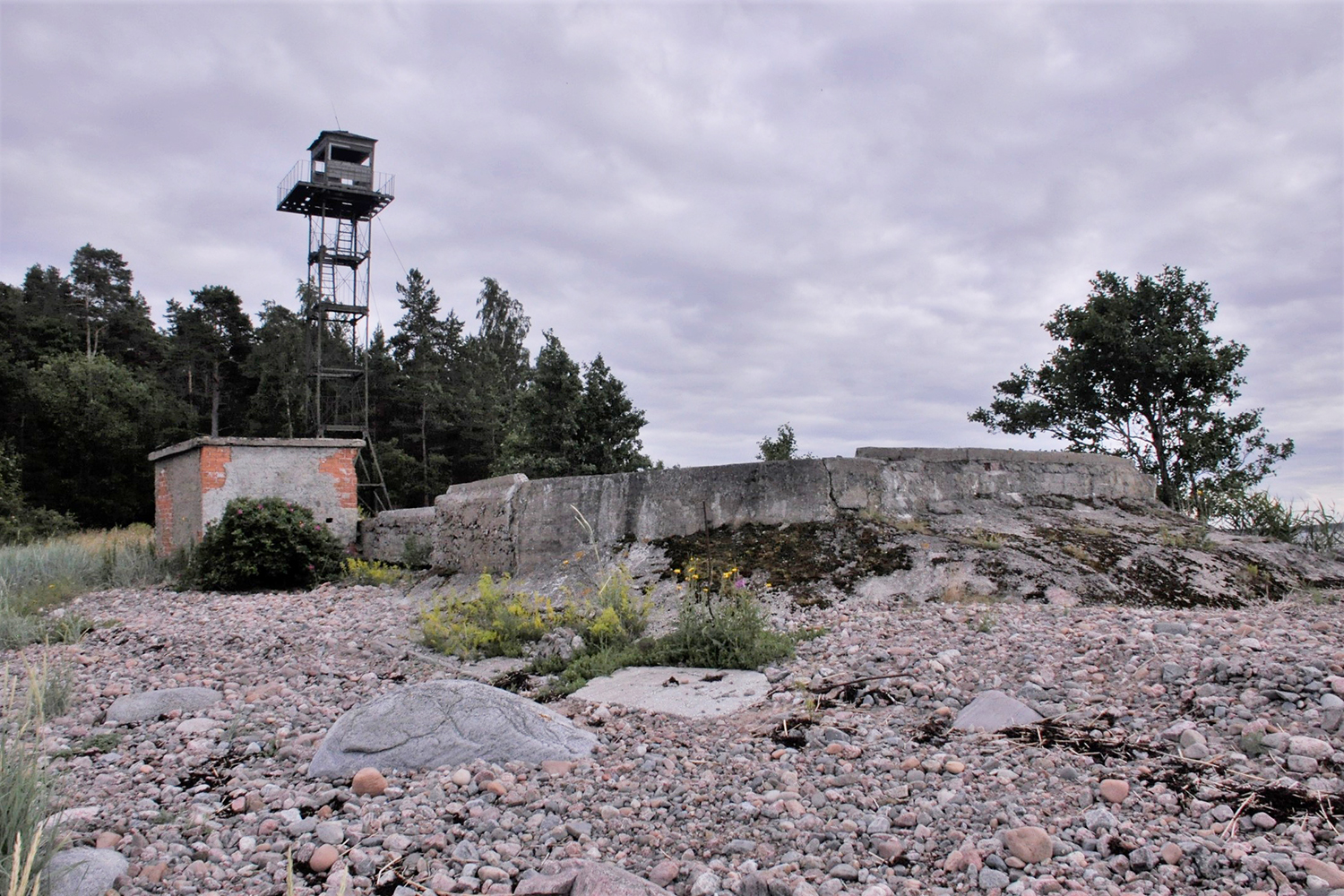 Lammutamisele minevad varemed Lobineemel, juuli 2019. Foto: RIina Martverk