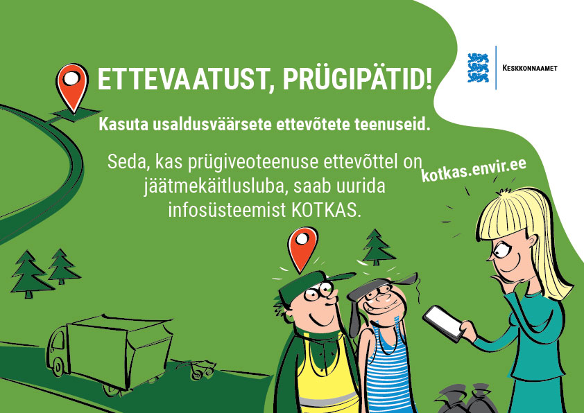 Kasuta usaldusväärsete ettevõtete teenuseid.